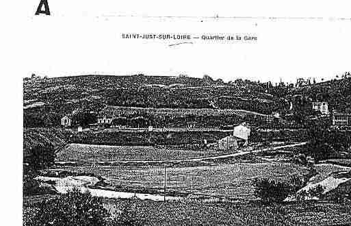 Ville de SAINTJUSTSAINTRAMBERT Carte postale ancienne