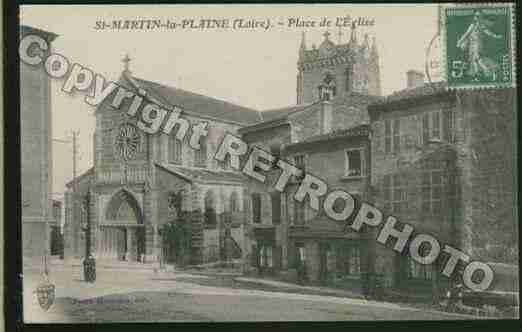 Ville de SAINTMARTINLAPLAINE Carte postale ancienne