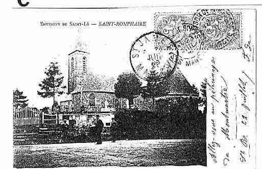 Ville de SAINTROMPHAIRE Carte postale ancienne