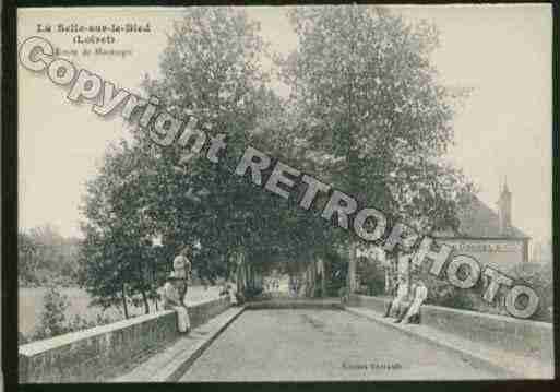 Ville de SELLESURLEBIED(LA) Carte postale ancienne