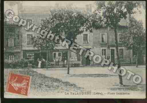 Ville de TALAUDIERE(LA) Carte postale ancienne