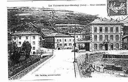 Ville de TERRASSESURDORLAY(LA) Carte postale ancienne