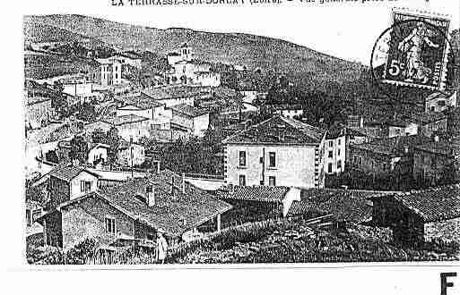 Ville de TERRASSESURDORLAY(LA) Carte postale ancienne