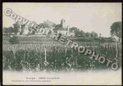 Ville de USSON Carte postale ancienne