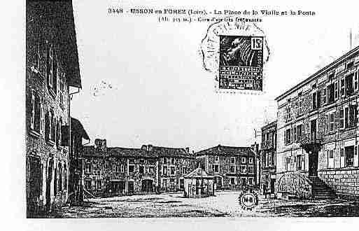 Ville de USSONENFOREZ Carte postale ancienne