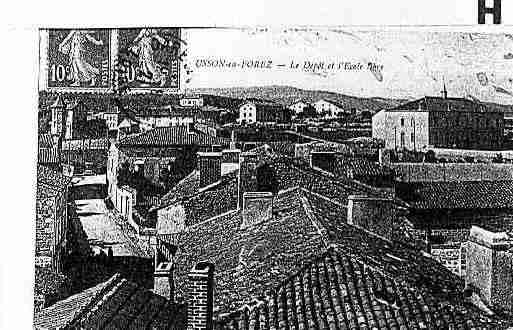 Ville de USSONENFOREZ Carte postale ancienne