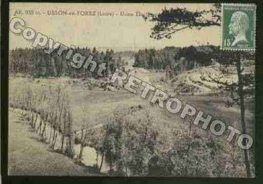 Ville de USSONENFOREZ Carte postale ancienne