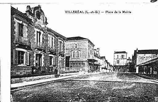 Ville de VILLEREAL Carte postale ancienne