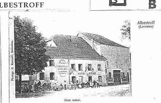 Ville de ALBESTROFF Carte postale ancienne