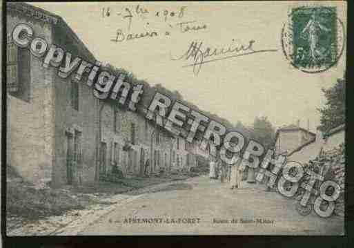 Ville de APREMONTLAFORET Carte postale ancienne