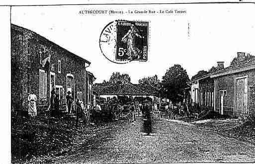 Ville de AUTRECOURT Carte postale ancienne