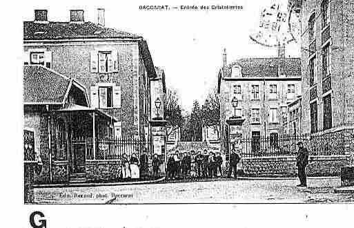 Ville de BACCARAT Carte postale ancienne