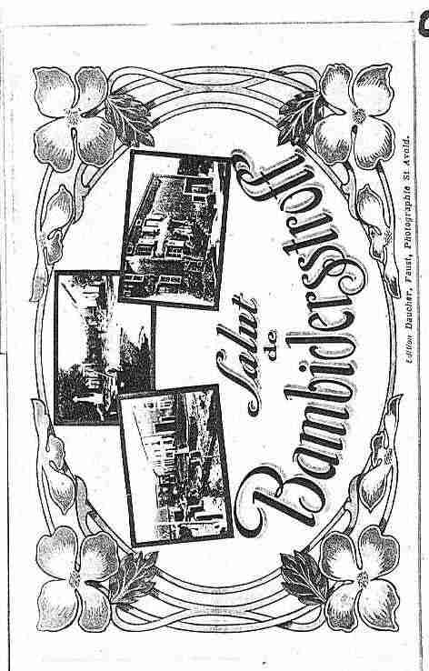 Ville de BAMBIDERSTROFF Carte postale ancienne