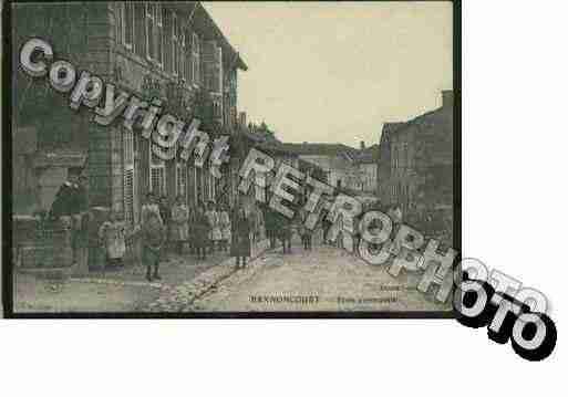 Ville de BANNONCOURT Carte postale ancienne