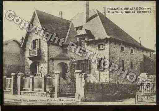 Ville de BEAUZEESURAIRE Carte postale ancienne