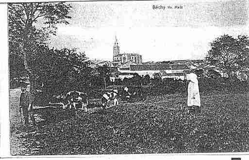 Ville de BECHY Carte postale ancienne