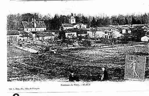 Ville de BLACY Carte postale ancienne