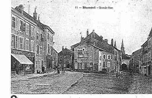 Ville de BLAMONT Carte postale ancienne