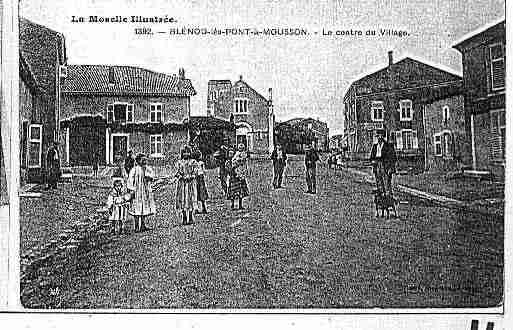 Ville de BLENODLESPONTAMOUSSON Carte postale ancienne