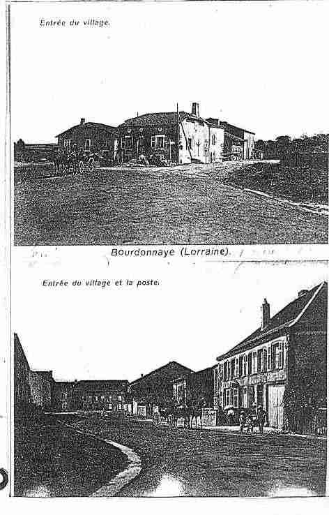 Ville de BOURDONNAY Carte postale ancienne