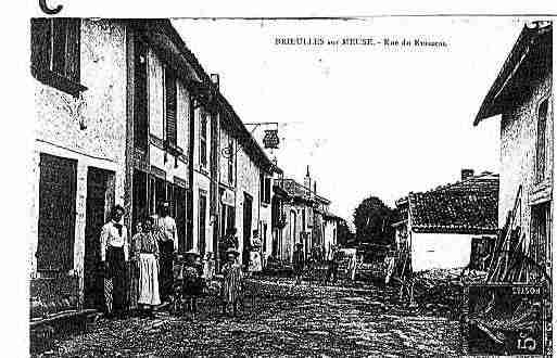 Ville de BRIEULLESSURMEUSE Carte postale ancienne