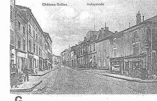 Ville de CHATEAUSALINS Carte postale ancienne