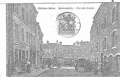 Ville de CHATEAUSALINS Carte postale ancienne