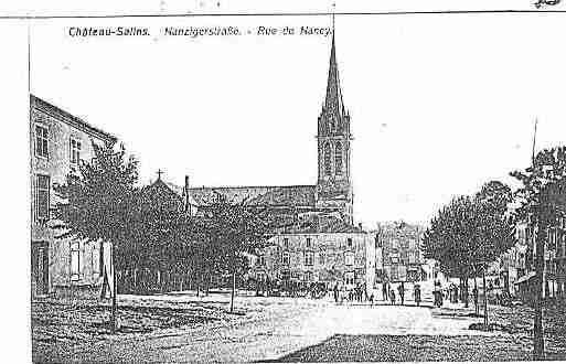 Ville de CHATEAUSALINS Carte postale ancienne