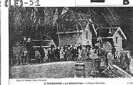 Ville de CHATELIER(LE) Carte postale ancienne