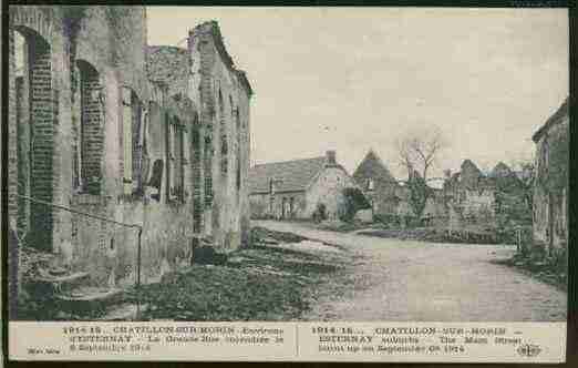 Ville de CHATILLONSURMORIN Carte postale ancienne