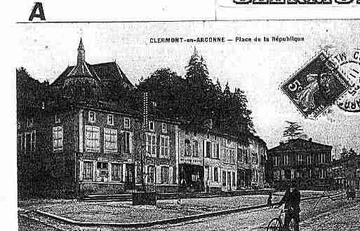 Ville de CLERMONTENARGONNE Carte postale ancienne