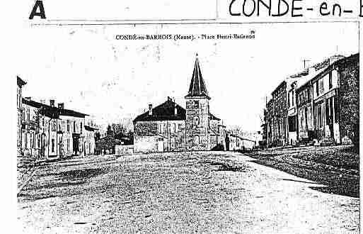 Ville de CONDEENBARROIS Carte postale ancienne