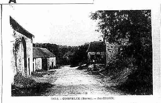 Ville de CORFELIX Carte postale ancienne