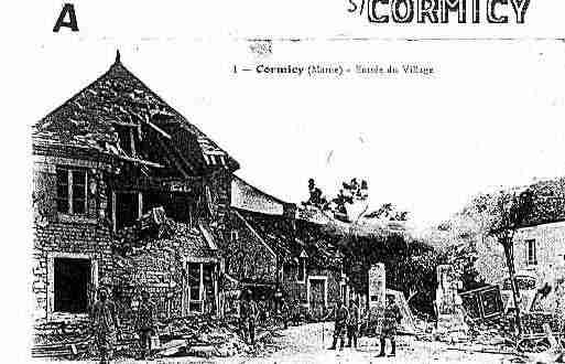 Ville de CORMICY Carte postale ancienne