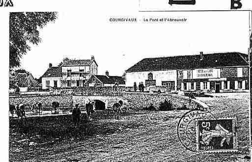 Ville de COURGIVAUX Carte postale ancienne