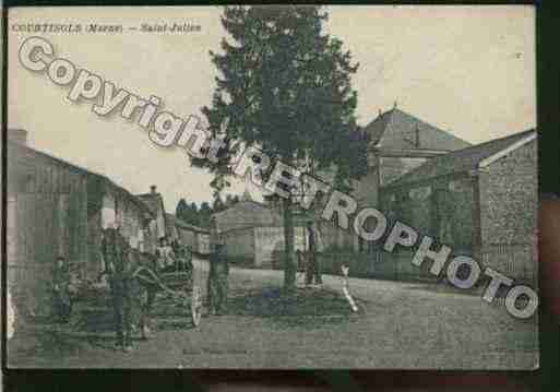 Ville de COURTISOLS Carte postale ancienne