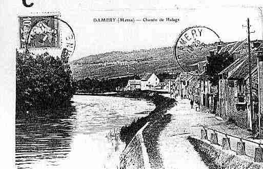 Ville de DAMERY Carte postale ancienne