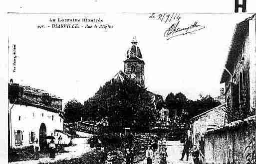 Ville de DIARVILLE Carte postale ancienne