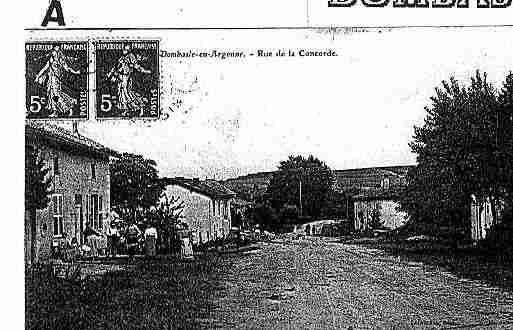 Ville de DOMBASLEENARGONNE Carte postale ancienne