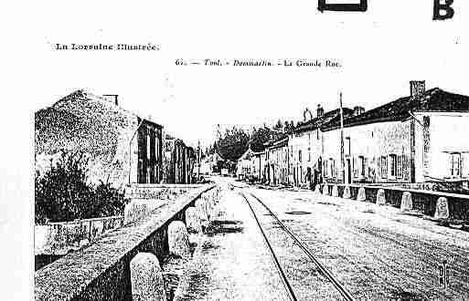 Ville de DOMMARTINLESTOUL Carte postale ancienne