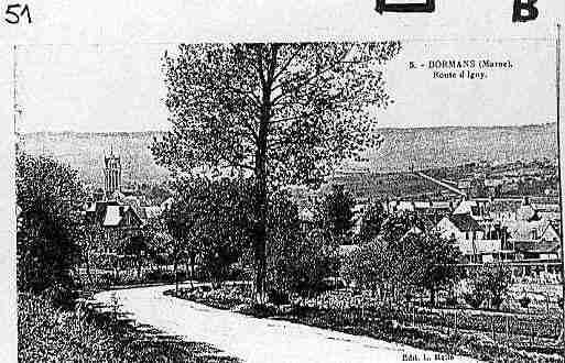 Ville de DORMANS Carte postale ancienne