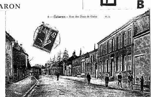 Ville de ECLARON Carte postale ancienne