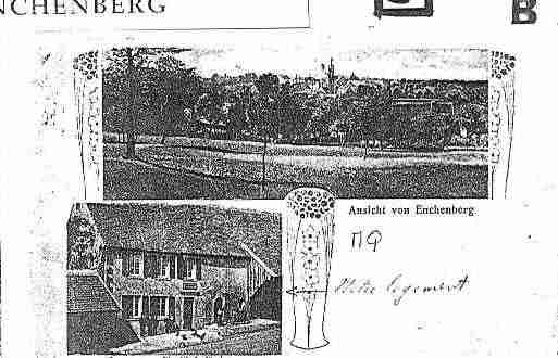 Ville de ENCHENBERG Carte postale ancienne