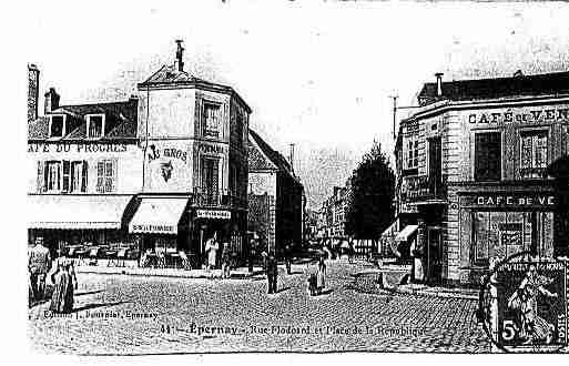 Ville de EPERNAY Carte postale ancienne