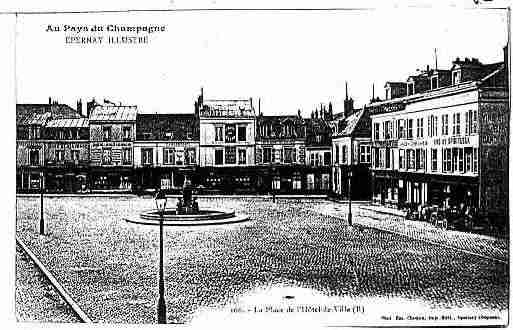 Ville de EPERNAY Carte postale ancienne