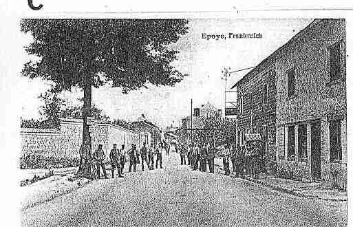 Ville de EPOYE Carte postale ancienne