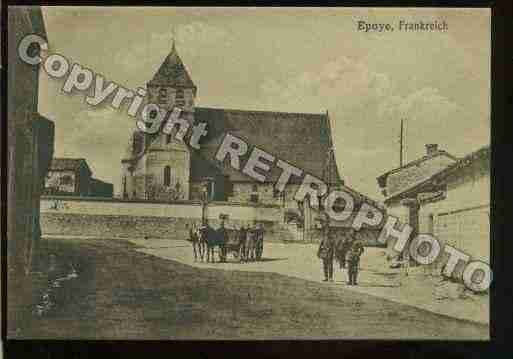 Ville de EPOYE Carte postale ancienne