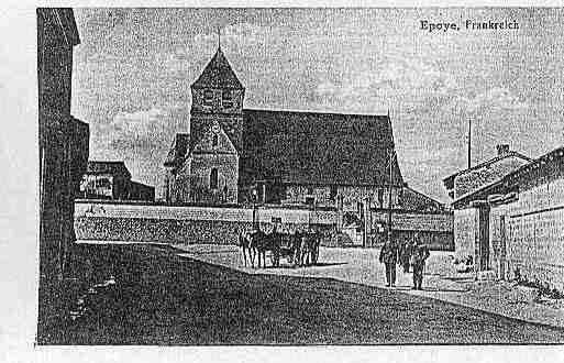 Ville de EPOYE Carte postale ancienne