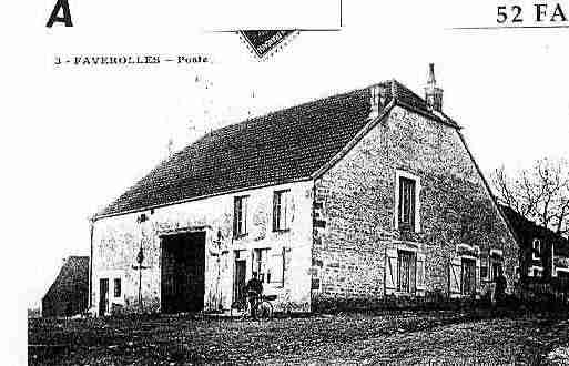 Ville de FAVEROLLES Carte postale ancienne