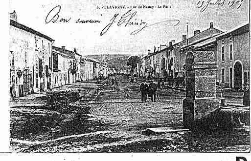 Ville de FLAVIGNYSURMOSELLE Carte postale ancienne